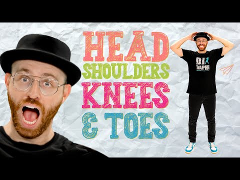 Head, Shoulders, Knees & Toes - Exercise Song For Kids with DJ Raphi