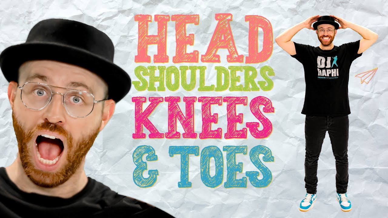 Head Shoulders Knees  Toes   Exercise Song For Kids with DJ Raphi