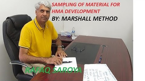 Step 6: Sampling of Aggregates from Hot Bins  for HMA by Marshall Method