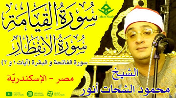 محمود الشحات أنور | سورة القیامة، سورة الإنفطار و... | الإسکندریة | Mahmoud Shahat Anwar