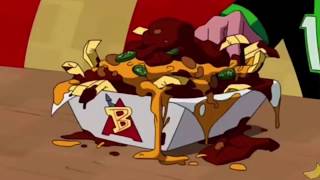 Ben And Rook Eating At A Restaurant