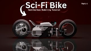 Sci-Fi Bike modelling  in blender | Timelapse | Hard surface modelling in Blender | Lost boy Bike