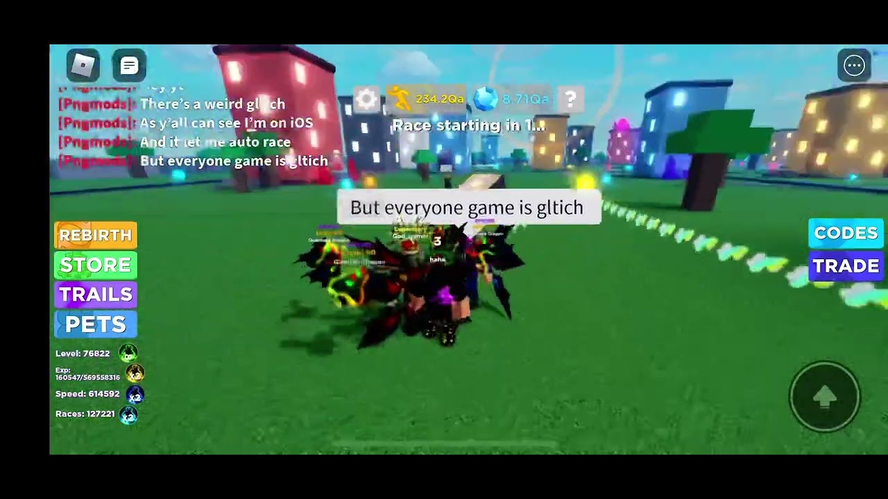 Weird glitch in legends of speed