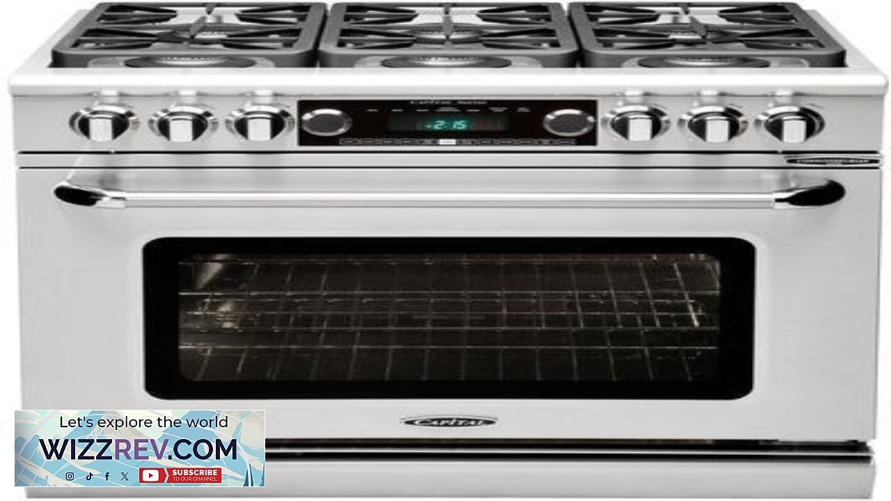 Capital Cooking 36" Freestanding Dual Fuel Range With Natural Gas