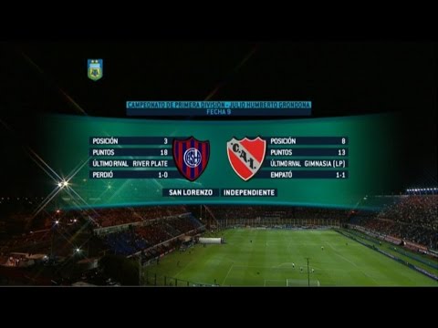 Mirá en vivo San Lorenzo vs Independiente