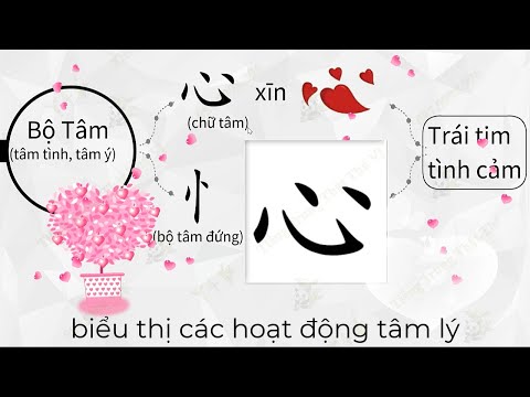 Video Chiết tự chữ 心 | cách học chữ 心 | phương pháp học hiệu... - YouTube
