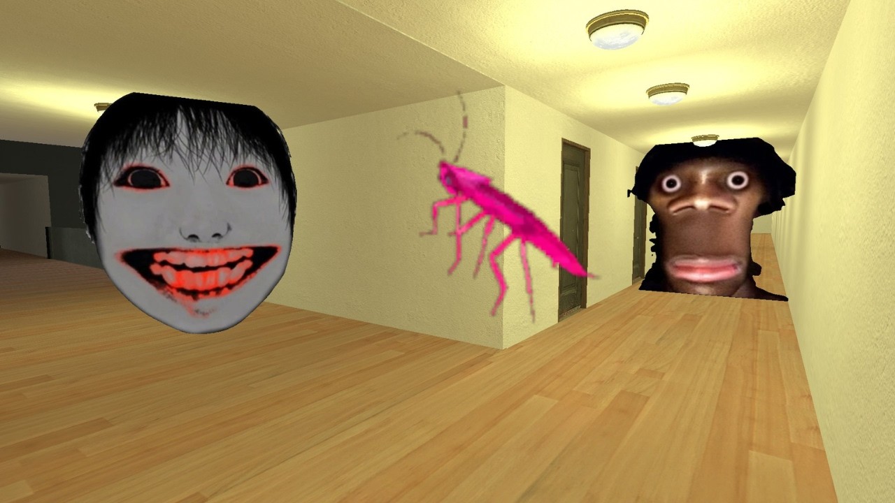 Cockroach Yoshie x Auughh | Viral Meme Remix-Garry's Mod Gameplay#gmod_#nextbots_#shorts