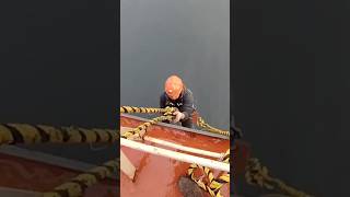 Painting Plimsoll marks & Draft marks #marino #ship #shortsvideo