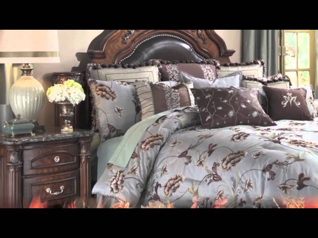 Luxembourg Creme 13 Piece King Comforter Set From Michael Amini