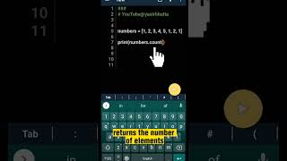 #17 Python Exercises for Beginners: Counting the number of occurrences of an element in a list