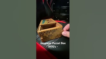 Japanese Puzzel Box.   LEO ❤️ had one.
