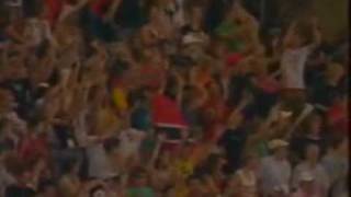 Usain Bolt 9 58 New World Record    In alternate angles and English commentary complete video 