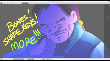 Krita & Blender : Complete animation process