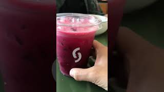 Jus Buah Bit Apel dan Wortel Sangat jarang Kafe Kekinian Menyediakan Menu Jus Bu