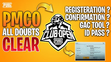 PMCO REGISTERATION 2022 ||  GAC TOOL ? || CONFIRMATION MAIL || PUBG MOBILE || TYSON GAMING