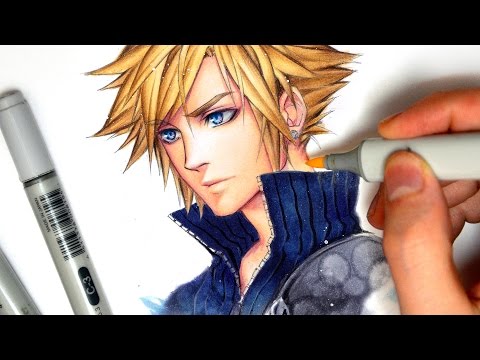 【COPIC SPEEDPAINT】Final Fantasy VII Cloud