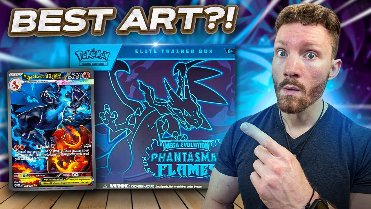 Searching for the Insane Artwork of Charizard From a Phantasmal Flames Elite Trainer Box!