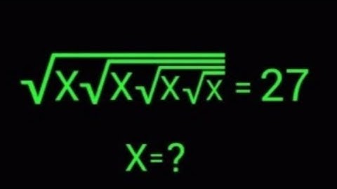 Harvard University Interview Tricks | A Nice Square Root Simplification Problem