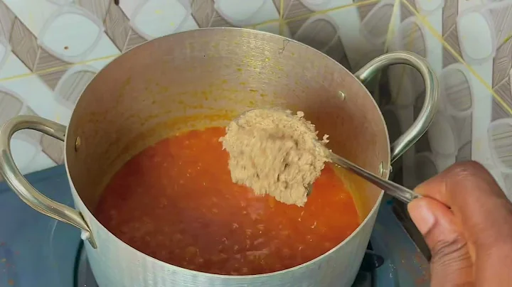 #Palm Oil Tomatoes 🍅 Egusi Soup 😋