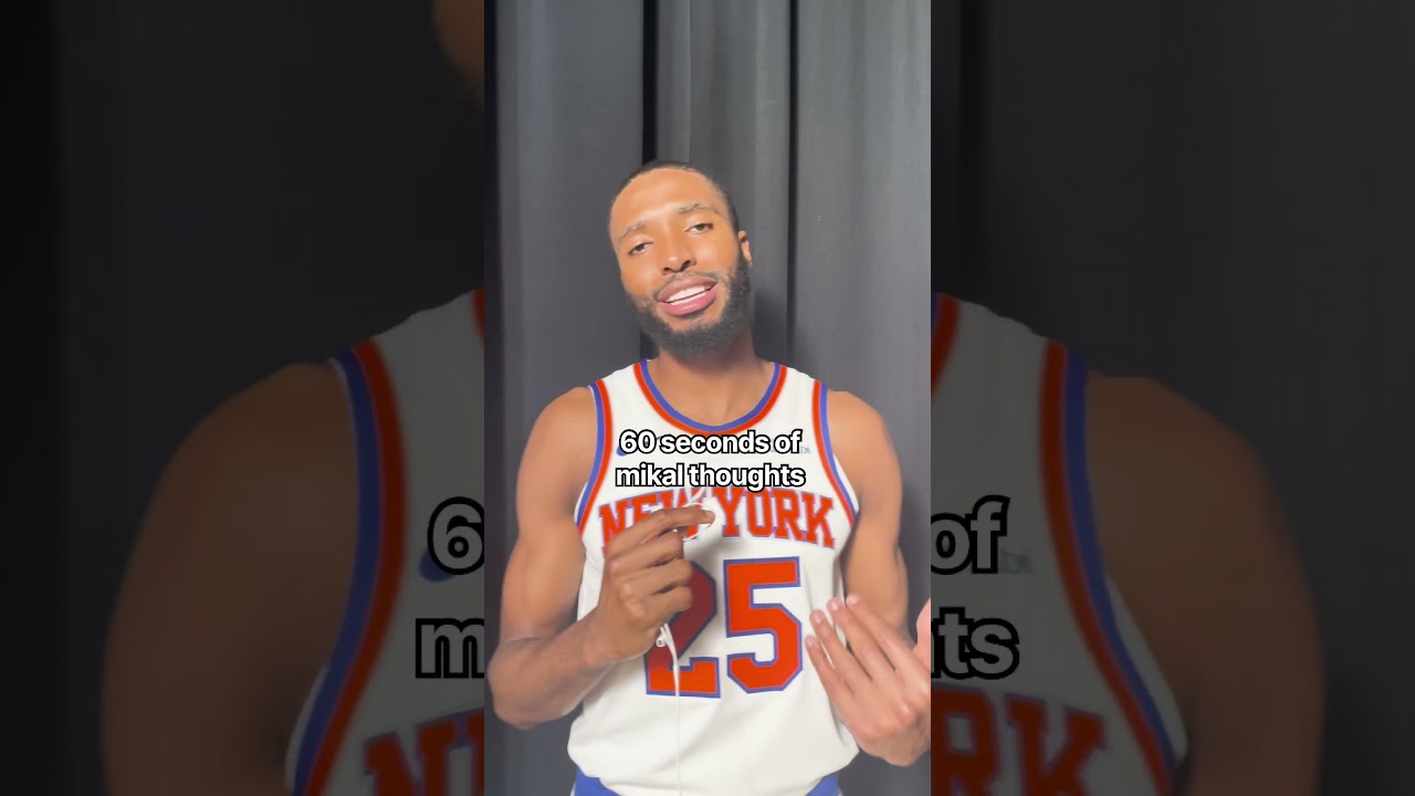no one: mikal bridges: #nyknicks #nba #basketball