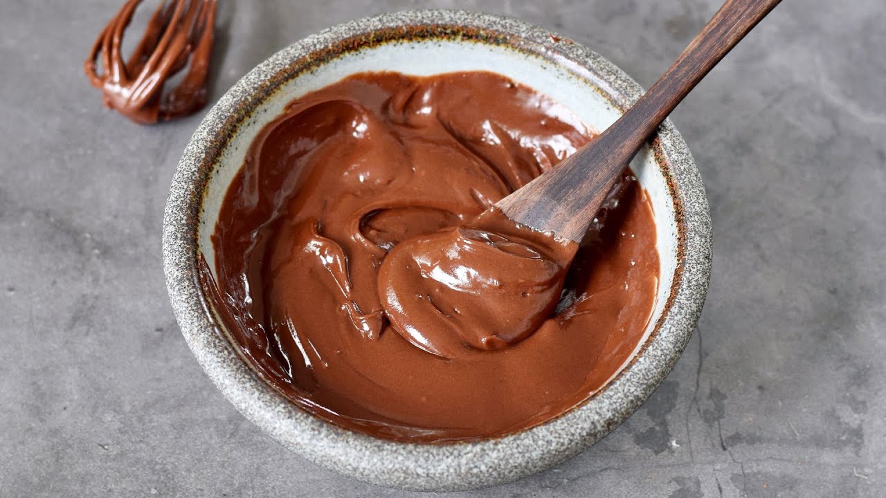 Рецепт веганской нутеллы | Легкая 5-минутная шоколадная паста