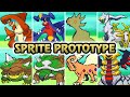 Pokémon Diamond & Pearl Beta : All Unreleased Sprite Comparison (Full)