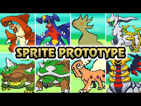 Pokémon Diamond & Pearl - All Unreleased Sprite Comparison (Full)