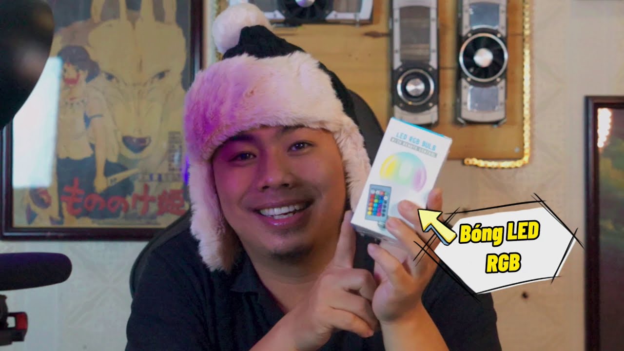 REVIEW Đánh giá Bóng đèn LED RGB giá rẻ mua tại Shopee
