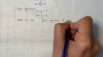 Reduce the system of linear equations to upper triangular form and solve... | Plainmath