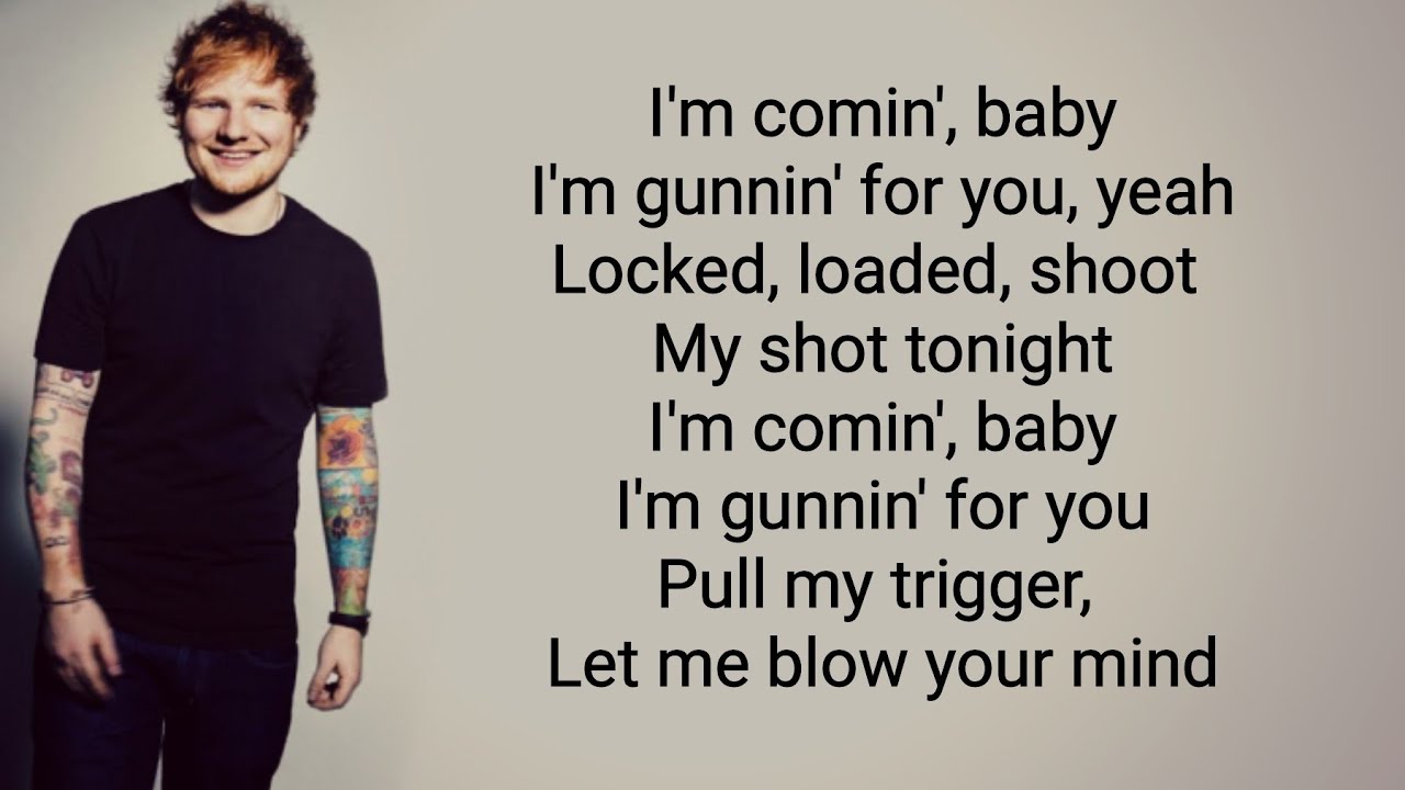Blow (Lyrics) - Ed Sheeran Ft. Chris Stapleton & Bruno Mars