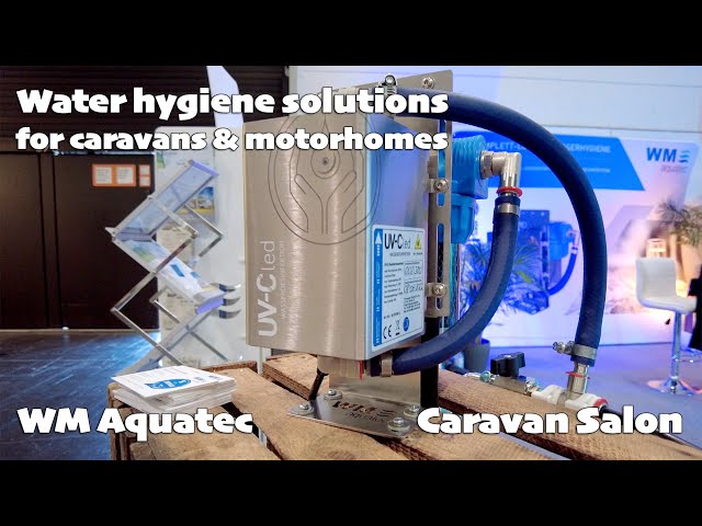 Water hygiene solutions for mobile leisure, WM Aquatec stand