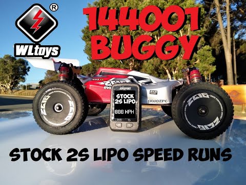 WLTOYS XKs 144001 Stock 2S Lipo Max Speed Runs - Can it do