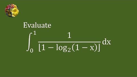 2014 MIT Integration Bee, qualifying test problem # 18 (Mis-1358)