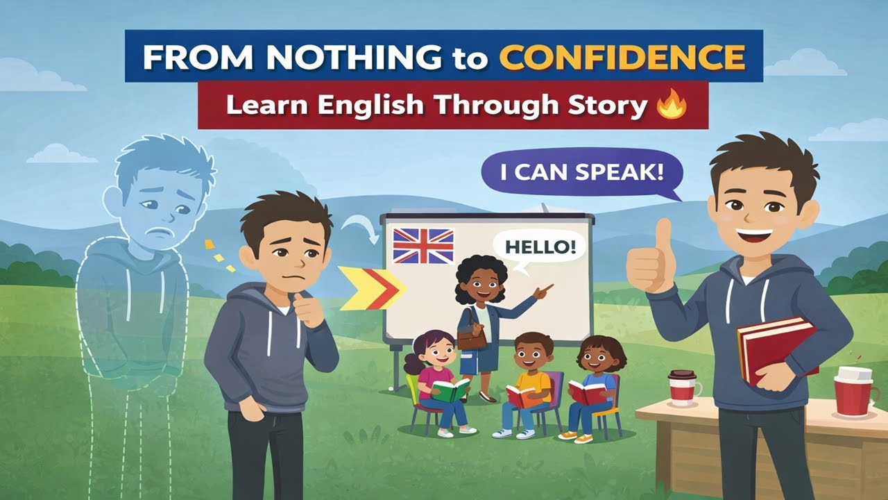 How a Shy Boy Became Fearless🔥|| Learn English Through Story || 