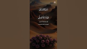 سورة العلق #قرآن #اكسبلور #الرحمن #قران_كريم #تيك_توك #قران_كريم