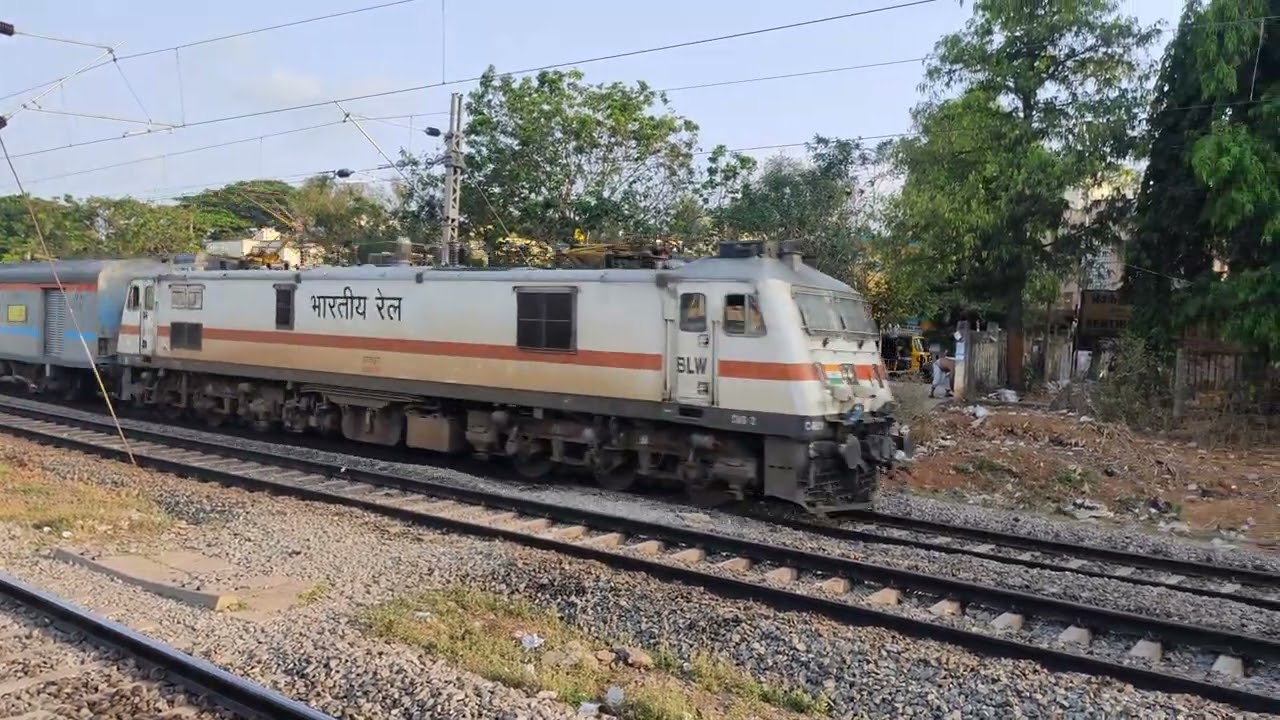 ✨✨12624 Trivandrum Mail // Trivandrum (TVC) To Chennai (MAS) With Kalyan (KYN) WAP-7 