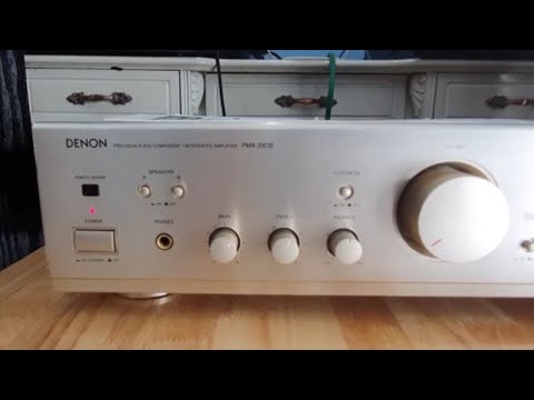 Video Amply denon pma 390 lll quất 2 đôi bose thoải mái chất... - youtube
