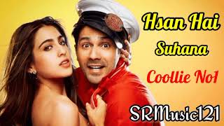 Husan Hai Suhana || Chandana Dixit and Abhijeet Bhattacharya || Coollie No 1 || Bollywood songs,,,,