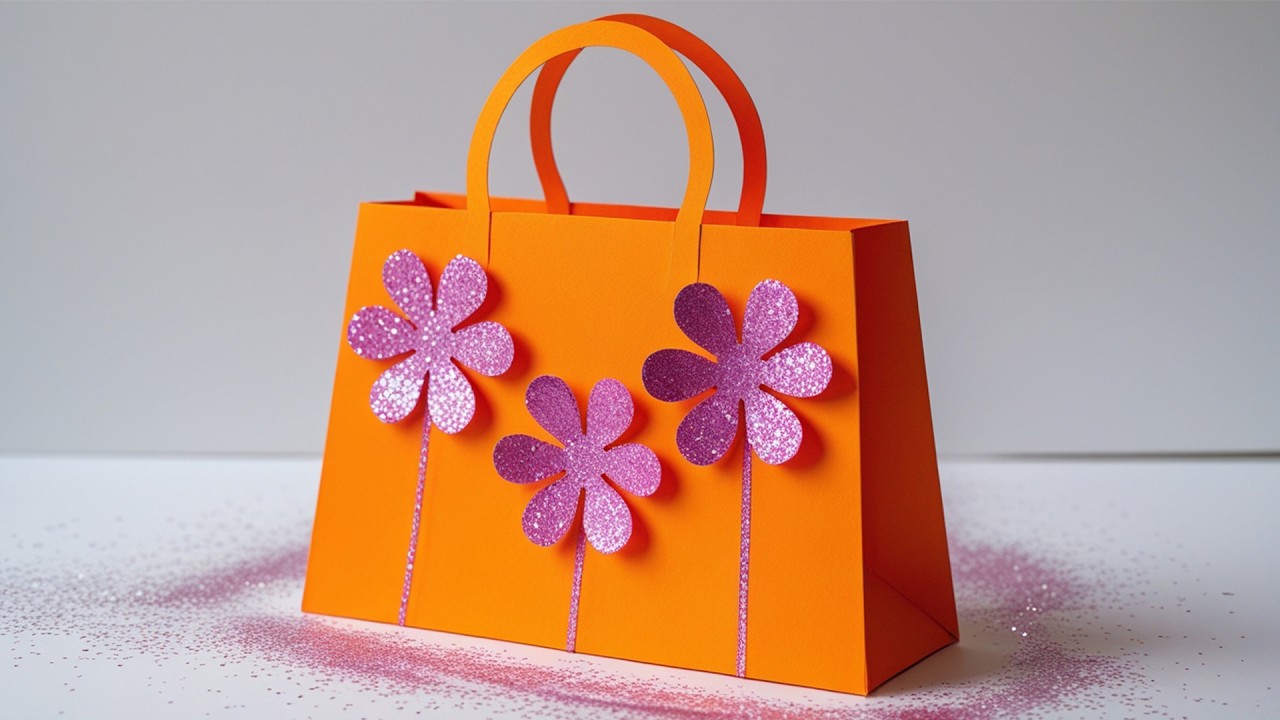 Paper Bag Making at Home | How to make Shopping Bag with Paper | Easy Making Paper Bag