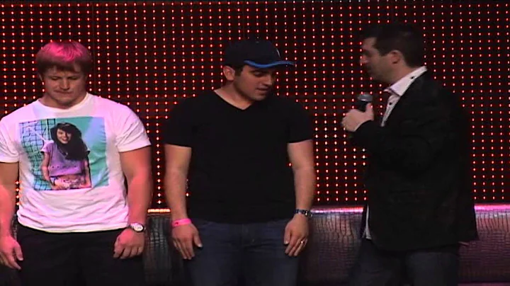 Hypnotist Marc Savard totally creeps out some guy on stage!