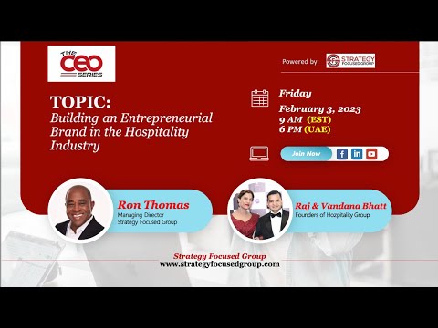 The CEO Series with Raj and Vandana Bhatt
