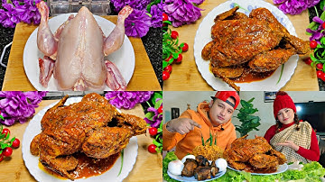 Shet Special Da U Syiar Tylli 🐔🍗|| Whole Chicken Recipe || Husband Wife♥️