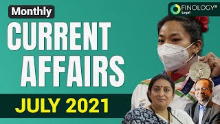 July 2021 Monthly Current Affairs | July 2021 | Current Affairs 2021