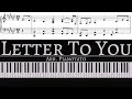 Letter To You - Antonio Sanders | Piano cover by Pianotato