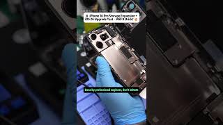 iPhone 16 Pro Storage Expansion iOS 26 Upgrade Test  Will It Brick? #shortvideo #shorts #shortsfeed