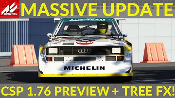 MASSIVE Update - CSP 1.76 Rain Preview New Features And Tree FX!