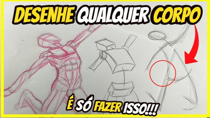 COMO DESENHAR UM CORPO DE ANIME E MANGÁ – Estudos Hiper Cérebro