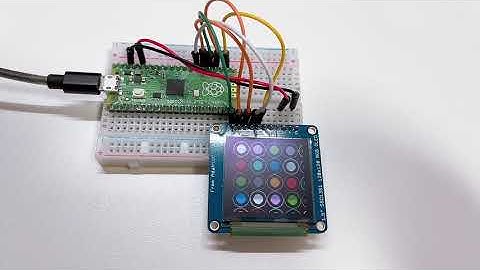 SSD1351 (16-bit color OLED) with Raspberry Pi Pico