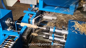 High Capacity CNC Wooden Handle Machine