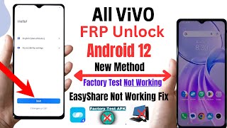 All Vivo FRP Unlock/Remove Android 12 Without Pc 2025